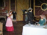 Saint-Fargeau, Chateau, Scene de l'assassinat du seigneur de St-Fargeau (88)